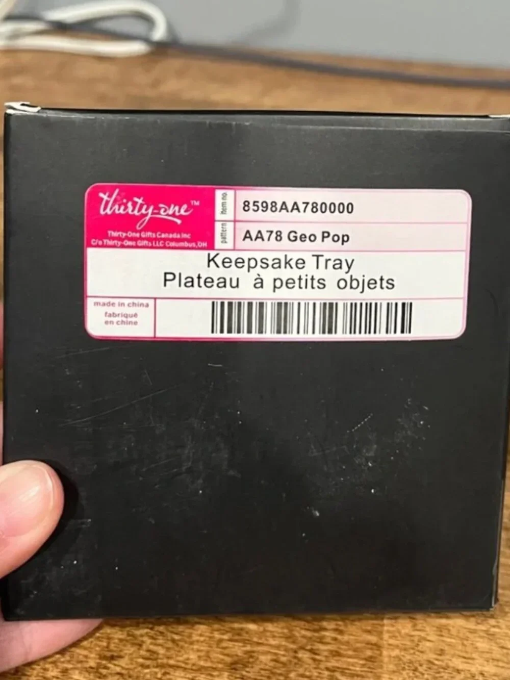 Thirty-One Keepsake Tray Geo Pop